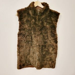 K.I.K.I.T. Studio by Maurice Sasson Faux Fur Vest L